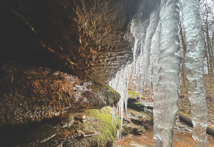 Ice falls